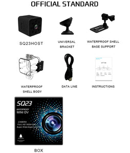 Upgrad Version SQ23 IP Camera HD WIFI Small Mini Camera Cam 1080P Video Sensor Night Vision Camcorder Micro Cameras DVR Motion