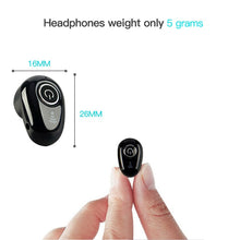 Load image into Gallery viewer, S650 Mini Bluetooth Earphone Wireless In-Ear Invisible Auriculares Earbuds Handsfree Headset Stereo with Mic for All Smart Phone