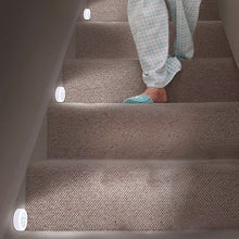 Load image into Gallery viewer, 3pcs 6 led Night Light Magnetic Wireless Detector Light Wall Lamp Infrared PIR Motion Sensor Light Auto On/Off for Cabinet Stair