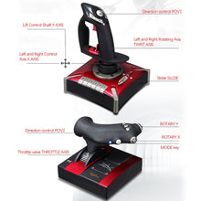 Load image into Gallery viewer, PXN-2119II Flight Stick Joystick USB Simulator Gamepad Gaming Controller fr PC