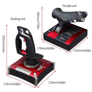 PXN-2119II Flight Stick Joystick USB Simulator Gamepad Gaming Controller fr PC