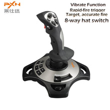 Load image into Gallery viewer, PXN PRO 2113 4 Axles Fixed Reliable Flying Game Rocker Joystick Simulator Professional Gaming Controller with Keyboard Mapping