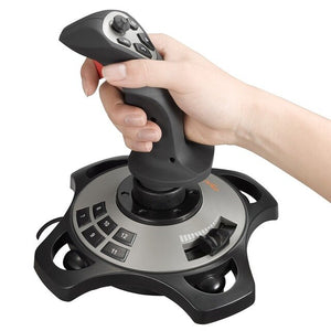 PXN PRO 2113 4 Axles Fixed Reliable Flying Game Rocker Joystick Simulator Professional Gaming Controller with Keyboard Mapping