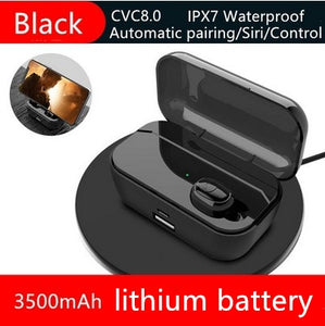 TWS IPX7 Waterproof 3500mAh Mini wireless Bluetooth 5.0 Sport Earphone MIC Earbuds For Iphone Samsung Xiaomi Huawei 7 8 6 X XR