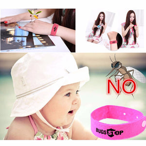 10PCS Anti Mosquito Wristband Mosquito killer Eco Friendly Insect Bugs Repellent Bracelet Safe For Kids Home Outdoor Pest Reject