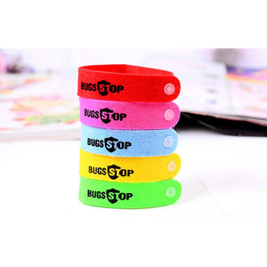 10PCS Anti Mosquito Wristband Mosquito killer Eco Friendly Insect Bugs Repellent Bracelet Safe For Kids Home Outdoor Pest Reject