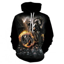 Load image into Gallery viewer, Skull  3D Print Sweatshirt Hoodies Men and women Hip Hop Funny Autumn Streetwear Hoodies Sweatshirt For Couples Clothes
