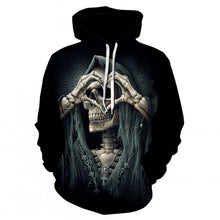 Load image into Gallery viewer, Skull  3D Print Sweatshirt Hoodies Men and women Hip Hop Funny Autumn Streetwear Hoodies Sweatshirt For Couples Clothes