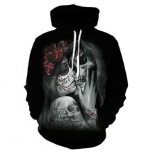 Load image into Gallery viewer, Skull  3D Print Sweatshirt Hoodies Men and women Hip Hop Funny Autumn Streetwear Hoodies Sweatshirt For Couples Clothes