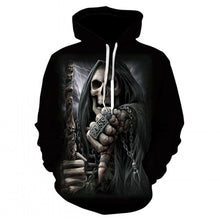 Load image into Gallery viewer, Skull  3D Print Sweatshirt Hoodies Men and women Hip Hop Funny Autumn Streetwear Hoodies Sweatshirt For Couples Clothes