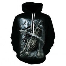 Load image into Gallery viewer, Skull  3D Print Sweatshirt Hoodies Men and women Hip Hop Funny Autumn Streetwear Hoodies Sweatshirt For Couples Clothes