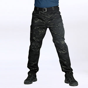 New Mens Tactical Pants Multiple Pocket Elasticity Military Urban Commuter Tacitcal Trousers Men Slim Fat Cargo Pant 6XL