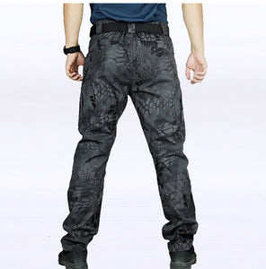 New Mens Tactical Pants Multiple Pocket Elasticity Military Urban Commuter Tacitcal Trousers Men Slim Fat Cargo Pant 6XL