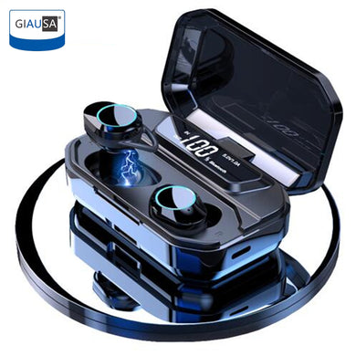 TWS-G02 IPX7 Bluetooth V5.0 Stereo Wireless Headphone HIFI Sound Music Sport Microphone Headset For Xiaomi Huawei Samsung Iphone