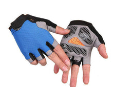 Load image into Gallery viewer, Spring Half Finger Outdoor Sports Riding Men Women Fitness Gloves Non-slip Fingerless Breathable Protective Sunscreen Gloves