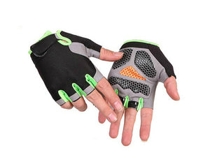 Spring Half Finger Outdoor Sports Riding Men Women Fitness Gloves Non-slip Fingerless Breathable Protective Sunscreen Gloves