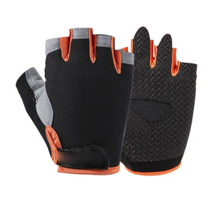 Spring Half Finger Outdoor Sports Riding Men Women Fitness Gloves Non-slip Fingerless Breathable Protective Sunscreen Gloves
