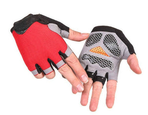 Spring Half Finger Outdoor Sports Riding Men Women Fitness Gloves Non-slip Fingerless Breathable Protective Sunscreen Gloves