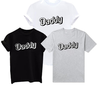 1PCS clothing short sleeve Print New women Cotton tshirt Letter Daddy Daddy Letter Print T-shirt  Stylish Simplicity