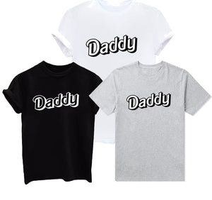 1PCS clothing short sleeve Print New women Cotton tshirt Letter Daddy Daddy Letter Print T-shirt  Stylish Simplicity