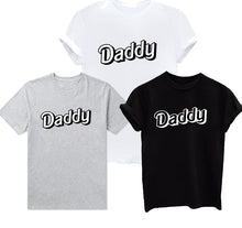 Load image into Gallery viewer, 1PCS clothing short sleeve Print New women Cotton tshirt Letter Daddy Daddy Letter Print T-shirt  Stylish Simplicity