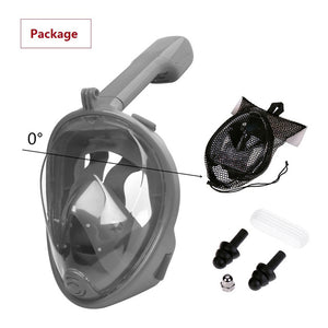 Full Face Diving Mask Anti-Fog Snorkeling Mask Underwater Scuba Swimming Mask Glasses Snorkel Dive Equipment for Adult Kid