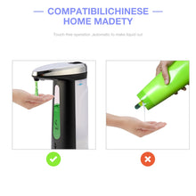 Load image into Gallery viewer, 400ML Automatic Liquid Soap Dispenser Smart Sensor soap dispensador Touchless ABS soap Dispenser for Kitchen Bathroom