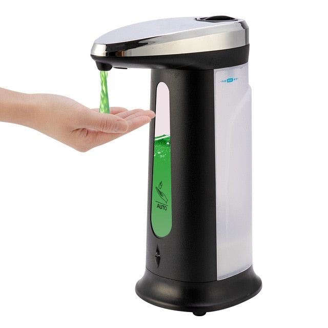 400ML Automatic Liquid Soap Dispenser Smart Sensor soap dispensador Touchless ABS soap Dispenser for Kitchen Bathroom